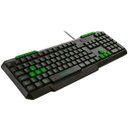 Ver imagem 1 de Teclado Gamer Multilaser Multimídia Slim Com Hotkeys Preto e Verde - TC243