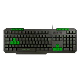 Teclado Gamer Multilaser Multimídia Slim Com Hotkeys Preto e Verde - TC243 - 2
