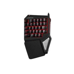 Teclado Gamer Multilaser One Hand Drugi Semi Mecânico com Luz de Led Warrior - Tc238 - 2 Teclado Gamer Multilaser One Hand Drugi Semi Mecânico com Luz de Led Warrior - Tc238 - 2