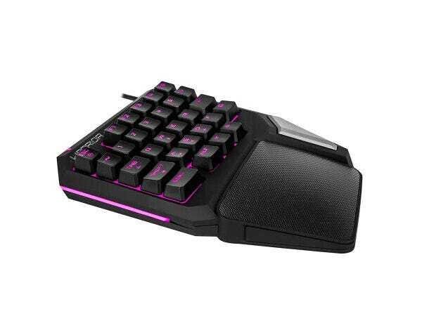 Teclado Gamer Multilaser One Hand Drugi Semi Mecânico com Luz de Led Warrior - Tc238 - 4
