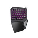 Ver imagem 1 de Teclado Gamer Multilaser One Hand Drugi Semi Mecânico com Luz de Led Warrior - Tc238