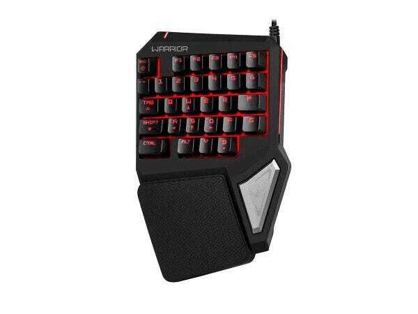 Teclado Gamer Multilaser One Hand Drugi Semi Mecânico com Luz de Led Warrior - Tc238 - 2