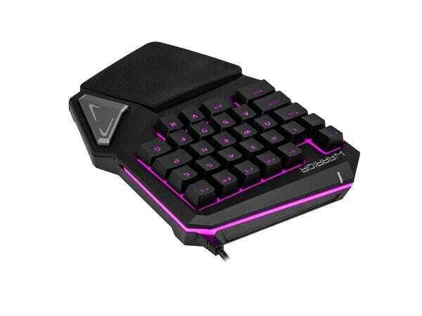 Teclado Gamer Multilaser One Hand Drugi Semi Mecânico com Luz de Led Warrior - Tc238 - 6