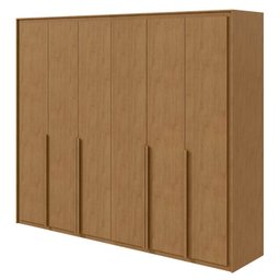 Guarda Roupa Casal 6 Portas Imperatore Lopas Amendoa Clean - 1