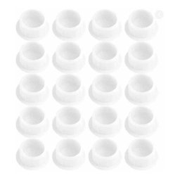 Tapa Furo Para Móveis 10mm Kit Com 500 Unidades Branco(1316) - 1