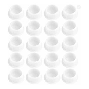 Tapa Furo Para Móveis 10mm Kit Com 500 Unidades Branco(1316)