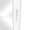 Ver imagem 3 de Guarda-roupa 200cm com Espelho 2 Portas de Correr 3 Gavetas Verg Henn - Branco