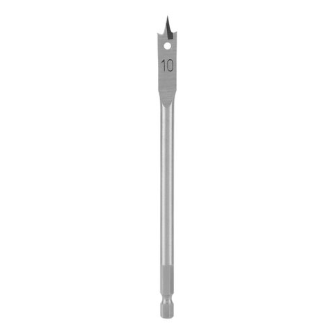 Broca Chata Madeira 10mm 150mm Aço 45 Ângulo 135° Mtx 704049