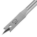Ver imagem 3 de Broca Chata Madeira 10mm 150mm Aço 45 Ângulo 135° Mtx 704049