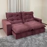 Sofá Retrátil Reclinável de 2.30m Confortável e Elegante Porto Alegre Rose - 1