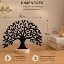 Ver imagem 4 de Árvore da Vida 22 cm / Enfeite de Mesa Sala, Quarto,Escritório - Toque 3D