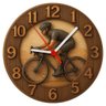Relógio de Parede -atleta Ciclismo -efeito 3d -25x25x2cm - 1