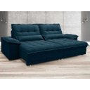 Ver imagem 2 de Sofá Bergamo 2,50M Assento Retrátil e Reclinável Velosuede Royal - NetSofás