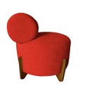 Ver imagem 3 de Poltrona Decorativa Mônaco Couro Vermelho