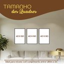 Ver imagem 5 de Quadro Decorativo Abstrato Minimalista Terroso Moldura Filete:Moldura Branca/40X60