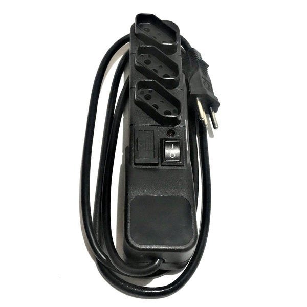 Filtro de Linha Kript Premium 3 Tomadas com LED e Botão Proteja seus Equipamentos - 2