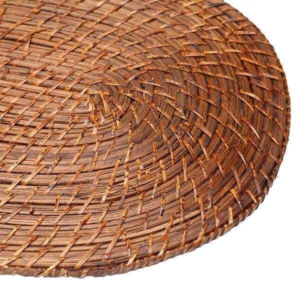 Lugar Americano de Rattan Oval 46cmx32cm Rojemac - 3