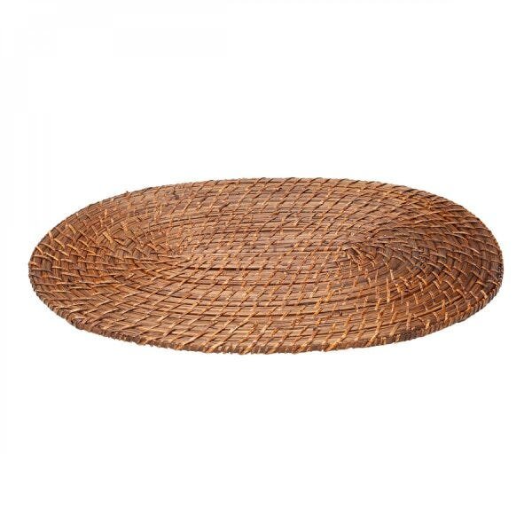 Lugar Americano de Rattan Oval 46cmx32cm Rojemac - 2