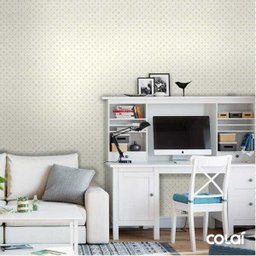 Papel de Parede Adesivo Lavável Bolinhas Azuis 6m - 4