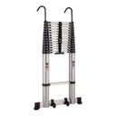 Ver imagem 1 de Escada Telescópica Alumínio Multifuncional 5,50 Metros 18 Degraus