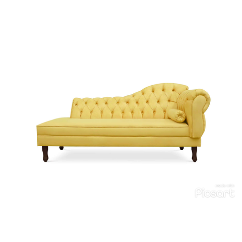 Divã Cancun 160 Cm Esquerdo Amarelo