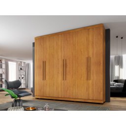 Guarda Roupa 6 Portas New Master Cinamomo Benetil - 2