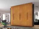 Ver imagem 2 de Guarda Roupa 6 Portas New Master Cinamomo Benetil