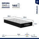Ver imagem 4 de Cama Box com Colchão de Espuma D45 Ortobom Airtech 150 Solteiro 88cm