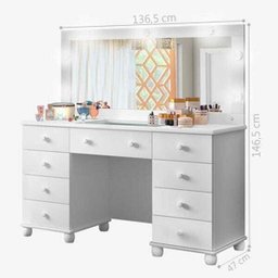 Penteadeira Camarim Filme com LED e Banqueta - 3