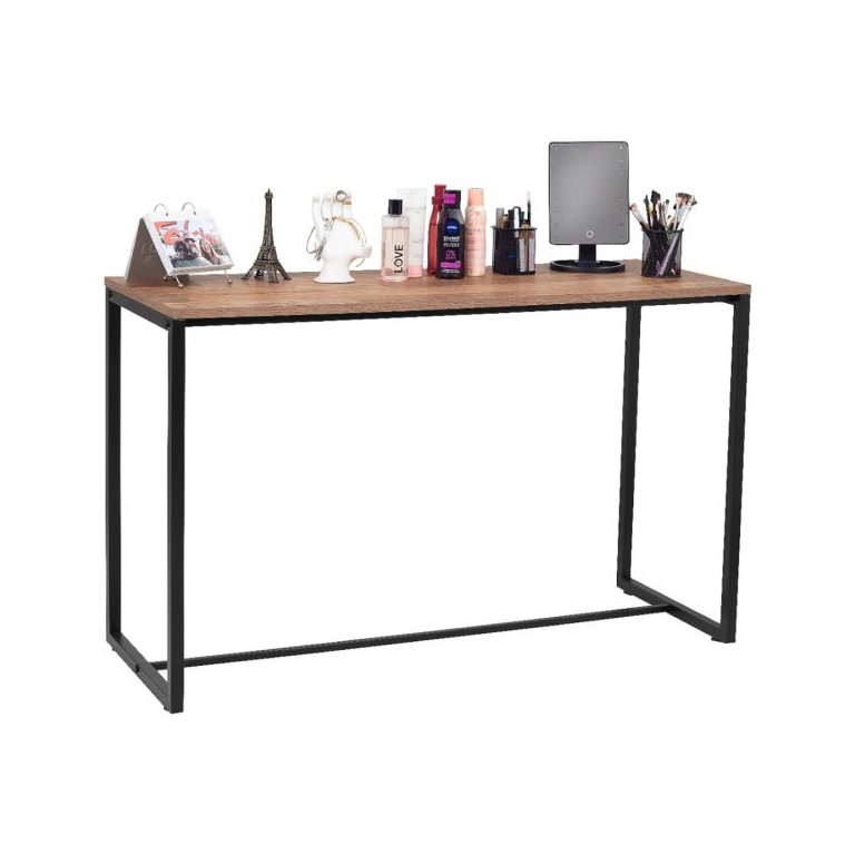 Aparador Estante para Quarto Estilo Industrial Preto Fosco