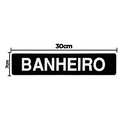 Ver imagem 2 de Combo 3 Placas De Sinalização Banheiro 30x7 Acesso - A-410 F9e