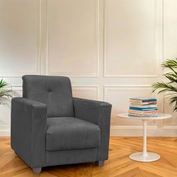 Kit Poltrona Cadeira para Sala Confortável Reforçada Veneza Suede - 2
