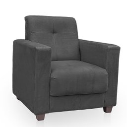 Kit Poltrona Cadeira para Sala Confortável Reforçada Veneza Suede - 5