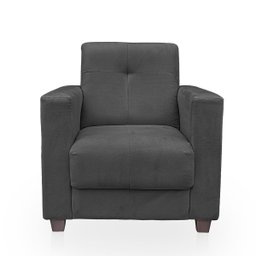 Kit Poltrona Cadeira para Sala Confortável Reforçada Veneza Suede - 4