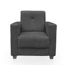 Ver imagem 4 de Kit Poltrona Cadeira para Sala Confortável Reforçada Veneza Suede