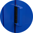 Ver imagem 3 de Porta Alumínio Camarão Lambril e.L25 Azul 70 Brimak