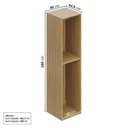 Ver imagem 5 de Módulo 45x180 2 Portas 1 Kit Prateleira Frame CabeCasa MadeiraOriginals