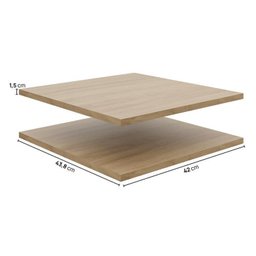 Módulo 45x180 2 Portas 1 Kit Prateleira Frame Cabecasa madeiramadeira - 8