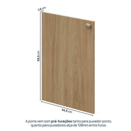 Módulo 45x180 2 Portas 1 Kit Prateleira Frame Cabecasa madeiramadeira - 7