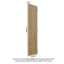 Ver imagem 6 de Módulo 45x180 2 Portas 1 Kit Prateleira Frame CabeCasa MadeiraOriginals