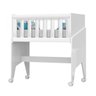Mini Berço Lara 4 em 1 Multifuncinal Branco Alto Brilho - 1
