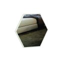 Ver imagem 2 de Painel Decorativo Haxágono com Espelho Colado 34,5x30cm Es1 Dalla Costa - Off White