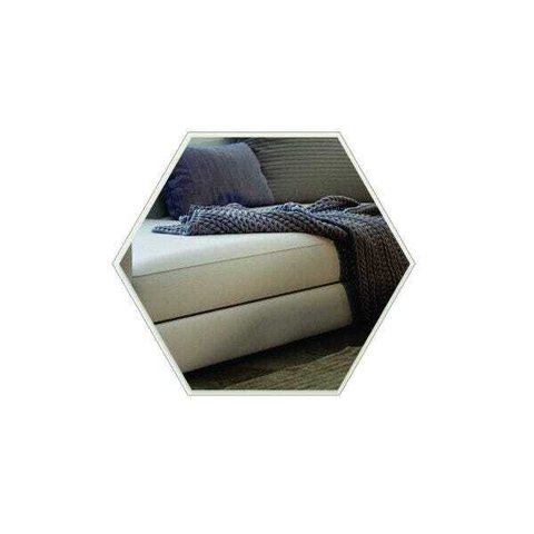 Painel Decorativo Haxágono com Espelho Colado 34,5x30cm Es1 Dalla Costa - Off White