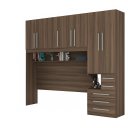 Ver imagem 2 de Dormitório de Solteiro Transversal sem Cama 1326s Direito Noce Málaga