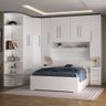 Dormitório de Casal sem Cama 1219s Branco - 3