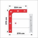 Ver imagem 5 de Guarda Roupa de Casal de Canto sem Cama 1222s Castanho