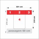 Ver imagem 5 de Dormitório de Casal sem Cama 1220s Castanho