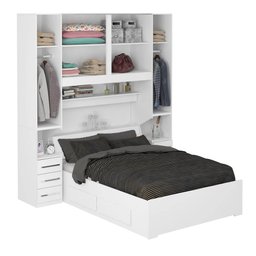 Dormitório de Casal sem Cama 1220S Branco - 2