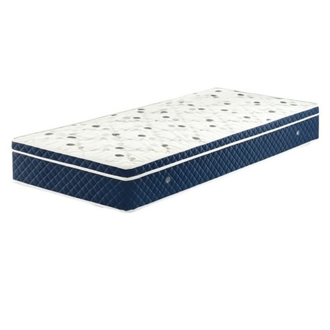 Colchão Molas Bonnel 78x188x28 - Lateral Azul Premium