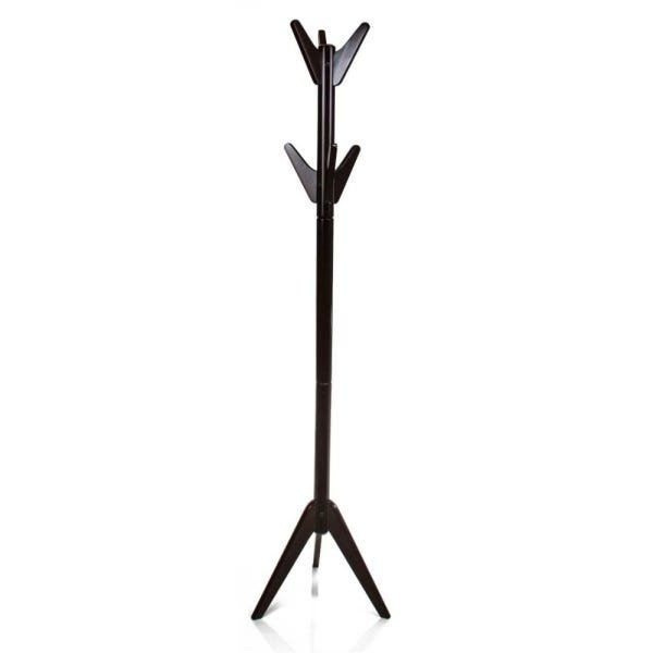 Cabideiro de Piso Seis Pinos Mod londom Cor Tabaco Escuro - 1